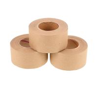 Angoily 3 Piezas Cinta Adhesiva Soluble Agua para Enmarcar Papel Acuarela y Lienzo sin Residuos Cinta de Papel Kraft para Artistas y Manualidades