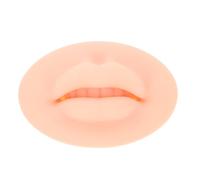 Angoily 3 Piezas Ejercicios de silicona de belleza de para gelatinas herramienta de práctica de maquillaje molde de práctica de maquillaje molde de cabeza de bordado suave Piel de silicona