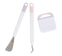 Angoily 3 Piezas Kit de Herramientas para Deshierbar Vinilo Precisión para Manualidades DIY Incluye Gancho Raspador y Pala Duradero y Fácil de Usar para Cortar y Limpiar