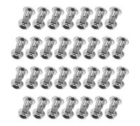 Angoily 30 Piezas 30 Tornillos de Repuesto de Acero Inoxidable para Podadora Manual, Kit de Tornillos y Tuercas Ajustables para Tijeras de Podar, Repuesto para Herramientas de Jardinería