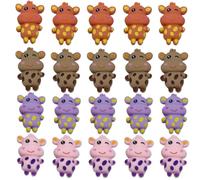 Angoily 30 Piezas Broches Creativos de Plástico Multiusos para Accesorios de Ropa Diseño Atractivo y Fácil de Usar para Manualidades y Decoración Color Aleatorio