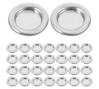 Angoily 30 Unidades Porta Incienso de Cono de Aleación de Aluminio Bandeja Pequeña, Diseño Moderno y Elegante, Soporte Estable y Portátil para Dormitorios y Viajes