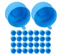 Angoily 30 Unidades Tapa de Rosca para Garrafas de Agua Diseño Ergonómico y Sellado Conveniente, Plástico Resistente para Uso en Casa y Camping