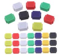 Angoily 35 Piezas Mini Breadboard Kit Solderless Small Circuit Boards For DIY Electronic Projects Compact Design For Prototyping and Testing