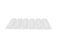 Angoily 36 Uds Anticolisión Partícula Coloidal Mudo Cojín para Puerta De Gabinete PVC A Prueba De Colisiones Almohadilla para Puerta De Gabinete Puerta De Gabinete