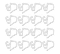 Angoily 36piezas Ganchos Cortinas de Plástico Pequeños Ganchos S Clips Cortinas Sujetador Multiusos Hogar Sala de Estar Dormitorio