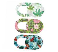 Angoily 3piezas Cobertura De Privacidad para Cámara De Laptop y Tableta Funda para Cámara Web Portátil Diseño Floral Protege contra Espias para Trabajo y Estudio