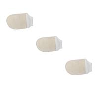 Angoily 3piezas Esponja Exfoliante Natural De Luffa Guante De Baño Suave Limpieza Profunda Para Piel Suave y Renovada Para Cuidado Corporal Diario