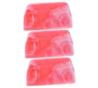 Angoily 3piezas Jabón Artesanal Para Control De y Limpieza Facial Reducción De Rosa Formulación Esencial y Glicerina Forma