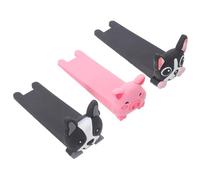 Angoily 3piezas Tope De Puerta Portazos Hogar Diseño De Animales Material Suave Protector De Esquinas para Bebés Tope Decorativo para Sujeta Puerta Oficina y Sala De Estar