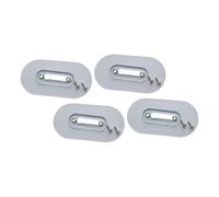 Angoily 4 juegos Pegatinas de Tornillo Sin Rastro con Adhesivo Fuerte Soporte Ajustable para Colgar Paredes Accesorio de Cocina y Hogar Resistente al Desgaste