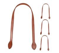 Angoily 4 Piezas Asas de PU para Bolsos con Agujeros para Coser Reemplazo de Correas para Bolsos de Mano y Tote Accesorios para Fabricación