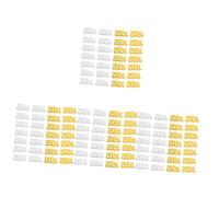 Angoily 4 Piezas De Decoración Navideña con Números para Fiestas De Año Nuevo Decoración Navideña Decoración De Mesa para Fiestas Decoración De Mesa De Nochevieja Confeti para Año