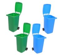Angoily 4 Piezas De Soporte Para Bolígrafos Novedoso Para Escritorio Pequeño Bote De Basura De Plástico Mini Bote De Basura Para Escritorio Para Mesa Pequeño