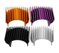 Angoily 4 Piezas Disipador Motor Radiador Aluminio Compatible Refrigeración para Camiones Accesorios Vehículos RC