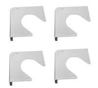 Angoily 4 Piezas Placa Protectora de Esquina de Resina Plástica Dura para Mesa de Billar Color Plata, Mejora la Durabilidad y Es Adición Conveniente para Proteger Esquinas