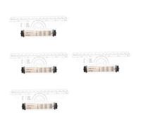 Angoily 4 Piezas Regla Paralela Rodante de Resistente para Dibujo Técnico con de Ángulos Transparente Ligera y Multifunción para Estudiantes y Profesionales