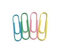 Angoily 40 Piezas Clips de Mezclados Sujetapapeles Jumbo de Metal Recubierto para Organización de Oficina y Escuela Color Aleatorio Color Aleatorio