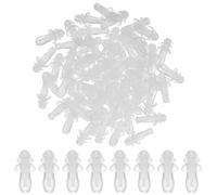 Angoily 40 Unidades Tapones Oídos de Silicona Transparentes Impermeables y Cómodos para Protección Auditiva y Natación Uso Diario