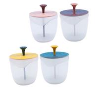 Angoily 4piezas Bubbler De Limpieza Facial Dispositivo Para Jabón Facial Taza De Burbuja Adorable Morado