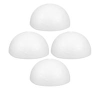 Angoily 4piezas Hemisferios de Espuma Hechos Mano Bolas de Color para Manualidades DIY Modelo de Espuma Artesanal Adorno sin Terminar para Proyectos de Arte Manualidades Escolares