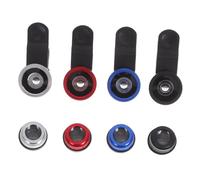 Angoily 4piezas Kit De Lentes para Cámara De Teléfono Lente Gran Angular Macro Ojo De Pez Clip para Smartphone para Fiestas y Viajes