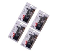 Angoily 4piezas Probador De Pilas Con Medidor De Capacidad y Voltaje Comprobador De Batería De Bt