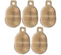 Angoily 5 Campanas para Collar de Mascota de Cobre Campanillas Mini para Perro y Gato Accesorio DIY Multicolor Sonido Fuerte para Seguimiento Colgantes para Manualidades y Llaveros
