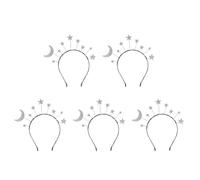 Angoily 5 Diademas De Luna Y Estrella Con Purpurina Y Cristales De Diosa Para Mujer Para Novia Cumpleaños Boda Princesa Disfraz De Luna Accesorios Para Fiesta De Cosplay