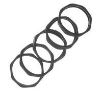 Angoily 5 Micrófonos de Mano de Plástico con Forma de Círculo Que Prolongan La Vida Útil del Micrófono para Escenarios de Ktv