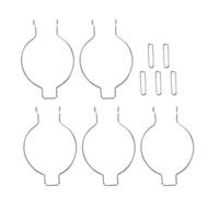 Angoily 5 Piezas Abrazadera de Alambre Hebilla para Tarro, Hebilla de Bloqueo de Alambre de Acero Inoxidable, Diseño de Muelle, Plata, para Tarros de Vidrio, Sellado Hermético