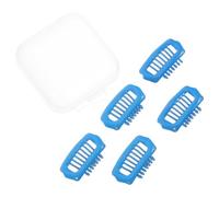 Angoily 5 Piezas Pinza para Pelo de Perros Pequeños en Forma de Perro, Material Abs, Uso Rápido y Suave para Mascotas en Salidas y Retratos Familiares