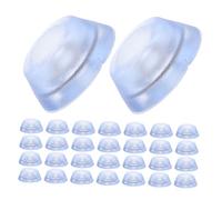 Angoily 50 Almohadillas De Silicona para Patas De Silla De Suelo para Muebles Cubiertas De Mesa Almohadillas Que Reducen El Ruido Y Los Arañazos En Madera Dura