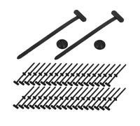 Angoily 50 Piezas Pin Button Zip Ties con Pasador de Nylon Abrazaderas Resistentes para Fijación de Cables Automóviles Garaje y Hogar Sujetadores Rápidos y Duraderos