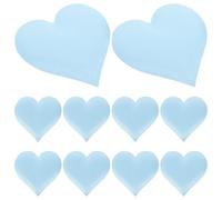 Angoily 500 Piezas de Pétalos en Forma de Corazón de Esponja Azul para Decoración de Bodas y Fiestas Confeti Romántico 3D Reutilizable para Mesa y Celebración de San Valentín