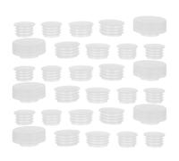 Angoily 500 Unidades Tapones Plásticos para Sal y Pimienta Tapones Reemplazo Id Reutilizables para Botellas Macetas y Tubos Sellado Hermético Antigoteo