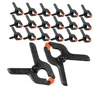 Angoily 50piezas Clip de Fondo de Foto Abrazadera para Telón de Fondo de Muselina Clips Resistentes para Estudio de Fotografía y Manualidades Ajustables y Elásticos