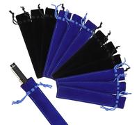 Angoily 50piezas Estuche De Franela para Lápices Fundas Protectoras Individuales para Bolígrafos El Bolso o Mochila