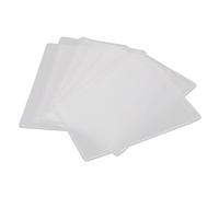Angoily 50Piezas Transparente De Silicona para Identificación y Banco De Dull Polish para Organizar Credenciales y Tarjetas Autobuses