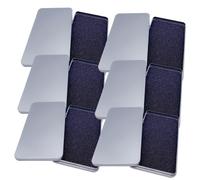 Angoily 6 piezas Caja Metálica Organizadora para Protector de Pantalla de Vidrio Templado para Móvil de Unidades Portátiles con Espuma Protectora Resistente y Práctica para Almacenamiento