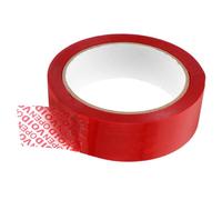 Angoily 6 Piezas Cinta Roja Anti-falsificación De Seguridad Cinta De Embalaje Prueba De Manipulaciones para Cajas De Transferencia para Paquetes