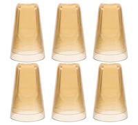Angoily 6 Piezas Tapa de Botella de Vino de Pvc con Función Antihumedad y Prevención de Derrames para Uso Diario en Botellas de Vino y Whisky