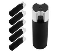 Angoily 6 Tiradores de Cordón para Persianas Negros, Peso para Cortinas Enrollables 8x2,5x2,5 Cm, Accesorios de Plástico para Ventanas, Tiradores y Contrapesos, Uso en Hogar y Cocina