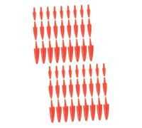 Angoily 600 Piezas Narices de Plástico para Muñecos de Santa Claus Accesorios DIY para Manualidades Navidad Seguros y Suaves