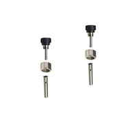 Angoily 6juegos Accesorios Para Estación De Soldadura Manguito De Acero Inoxidable y Tuerca Manual Compatible Soldador Fácil Instalación y Limpieza Para Soldadura Electrónica