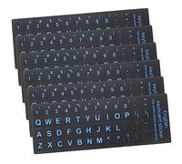Angoily 6piezas Adhesivo Teclado Mecánico Español Stickers Letras para Computadora y Portátil