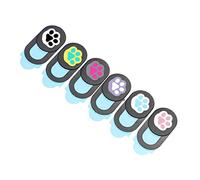 Angoily 6piezas Cubierta Deslizante para Cámara Web De Portátil Cubierta para Cámara Web De Pc y Tableta Protección De Privacidad contra Miradas Indiscretas Diseño De Huellas Dactilares