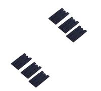 Angoily 6piezas Soporte Adhesivo para Teléfono con Tarjetero y Patente De Kickstand De Silicona para Smartphones Compatible con Pixel Negro