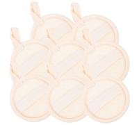 Angoily 8 Piezas Almohadilla facial de algodón desmaquillante almohadilla de limpieza facial depurador corporal exfoliante esponjas exfoliante facial esponja de lufa almohadillas de lufa