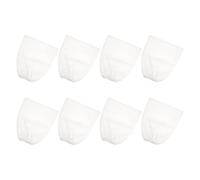 Angoily 8 Piezas Bolsas Reutilizables para Polvo de Uñas Compatibles Colectores Pequeños, Hechas de Telas No Tejidas de Color Claro, Ideales para Arte de Uñas en Casa o Salón